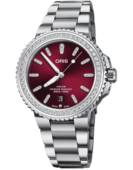 ORIS MOD. AQUIS DATE DIAMONDS-0