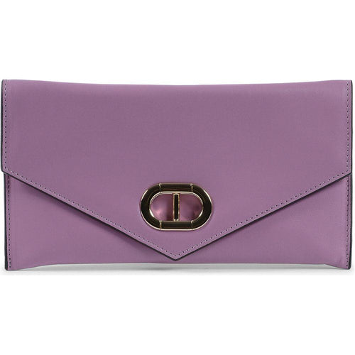 Load image into Gallery viewer, Leather Envelope Clutch Purple
