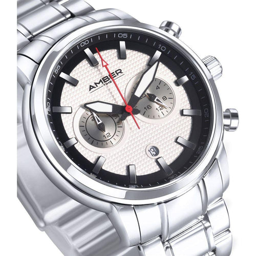 Load image into Gallery viewer, Amber Time Men&#39;s Quartz Chronograph Watch - A Statement of Elegance
