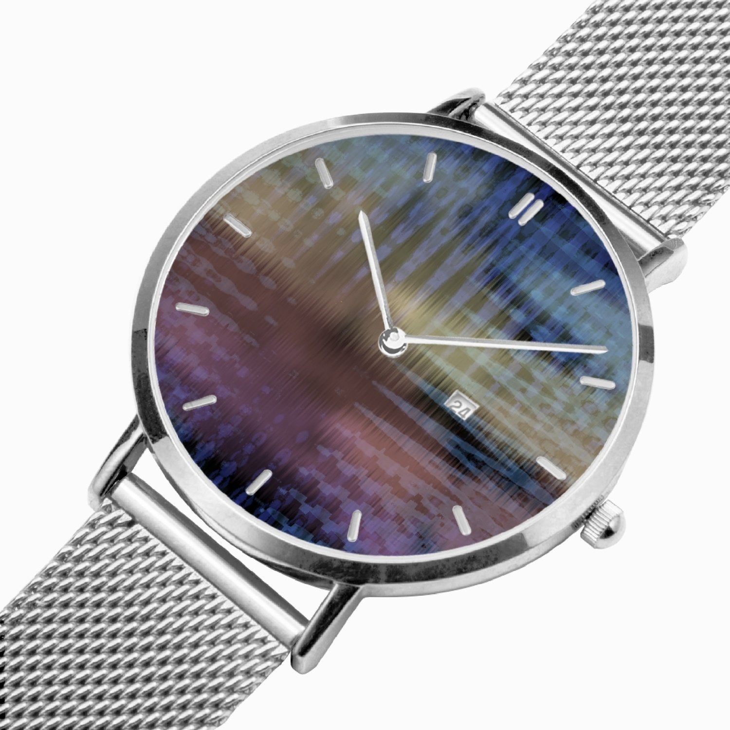 Jacki Easlick Iridescence Stainless Steel Perpetual Calendar Quartz