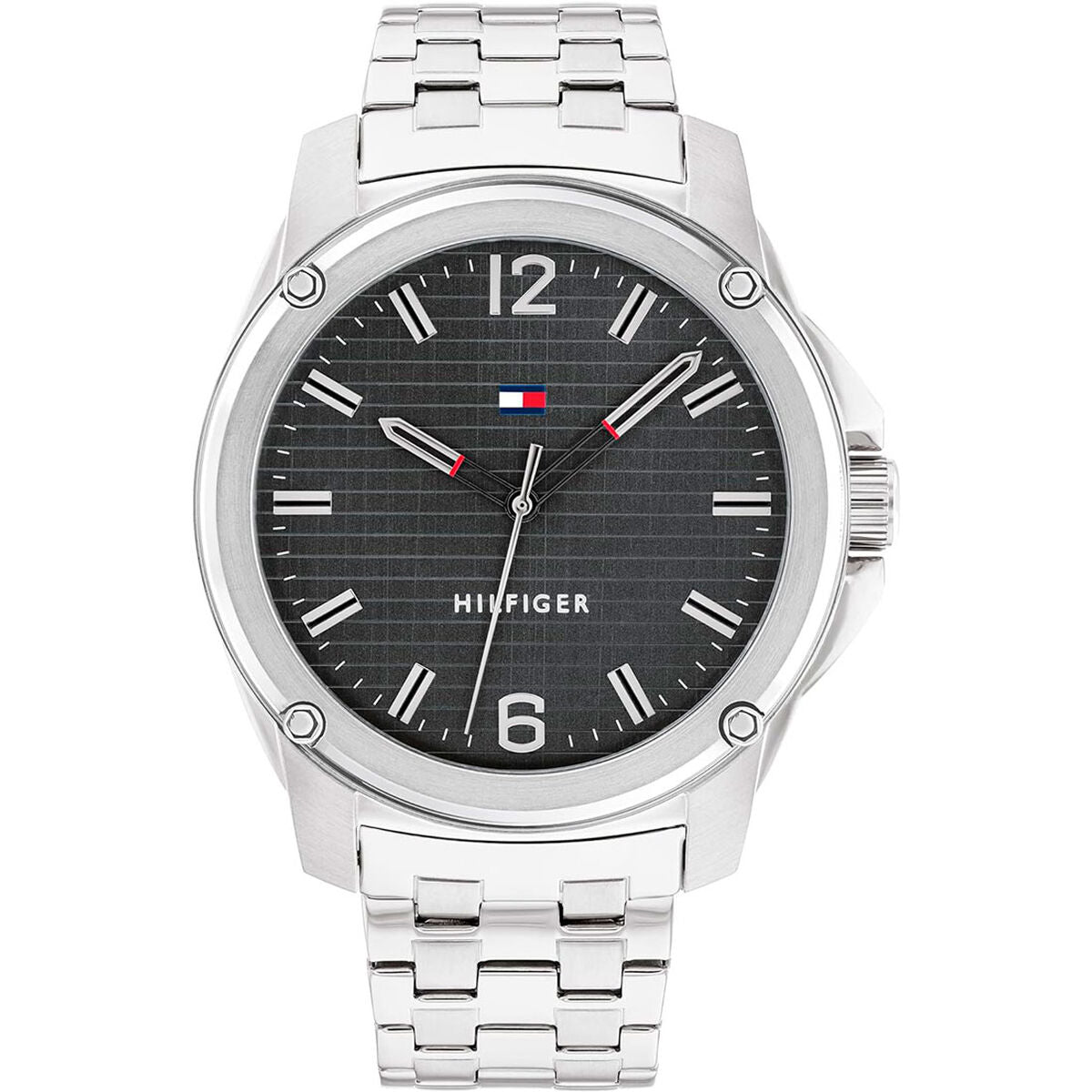 Men's Watch Tommy Hilfiger 1710486 Silver (Ø 44 mm)-0