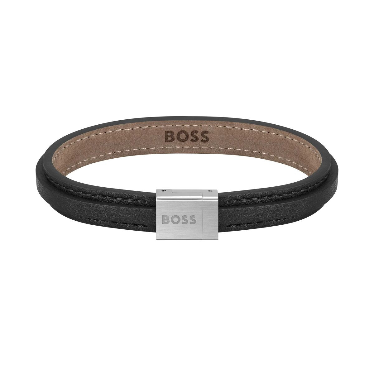 Men's Bracelet Hugo Boss 1580328M Leather 25 cm-0