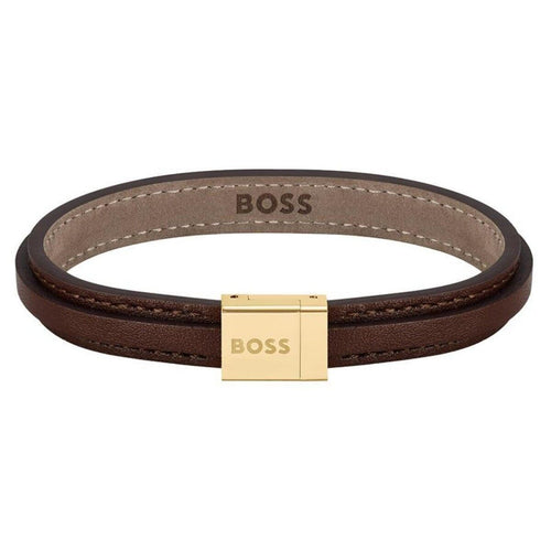Load image into Gallery viewer, Men's Bracelet Hugo Boss Leather 25 cm-0
