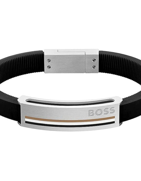 Men's Bracelet Hugo Boss Silicone 25 cm-0