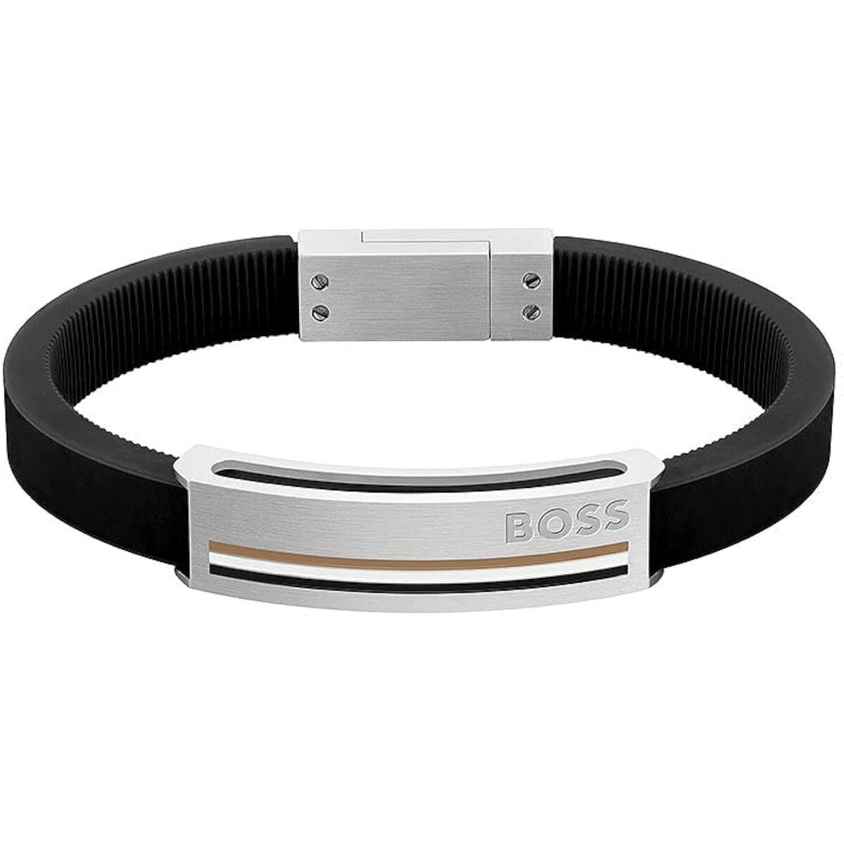 Men's Bracelet Hugo Boss Silicone 25 cm-0