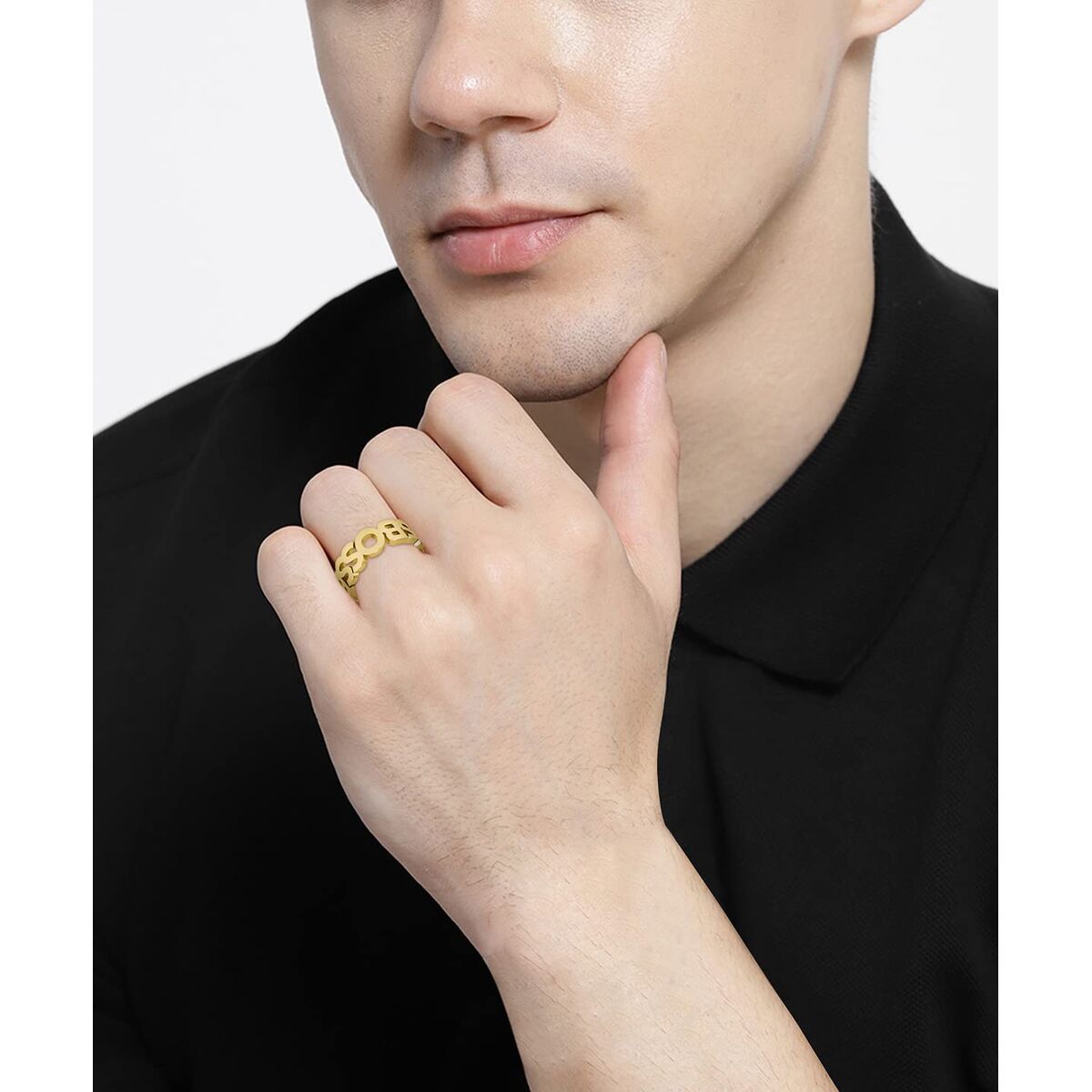 Men's Ring Hugo Boss 1580446L (26)-3