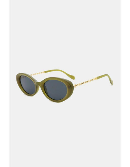 Polycarbonate Frame Cat-Eye Sunglasses