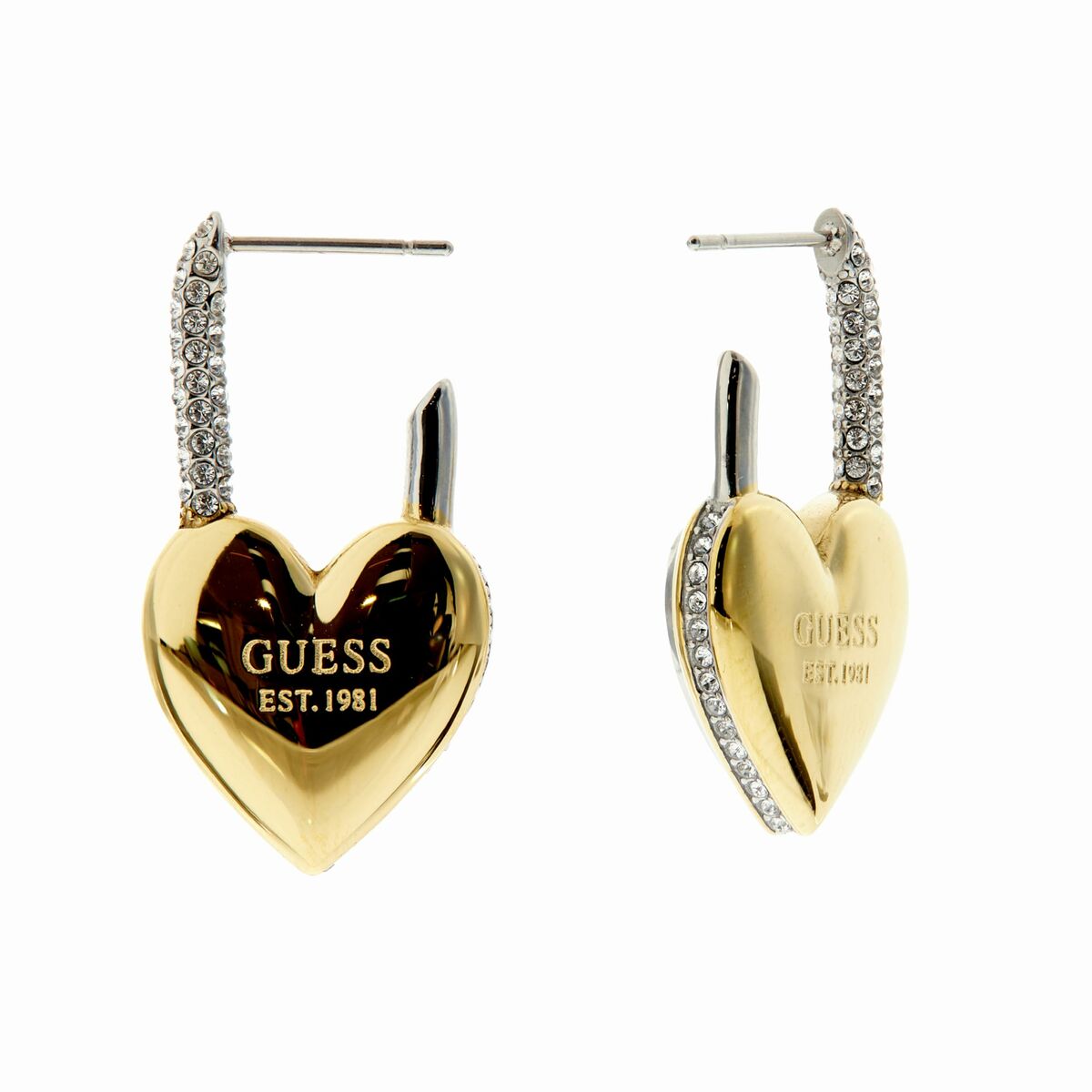 Ladies' Earrings Guess Stainless steel-0