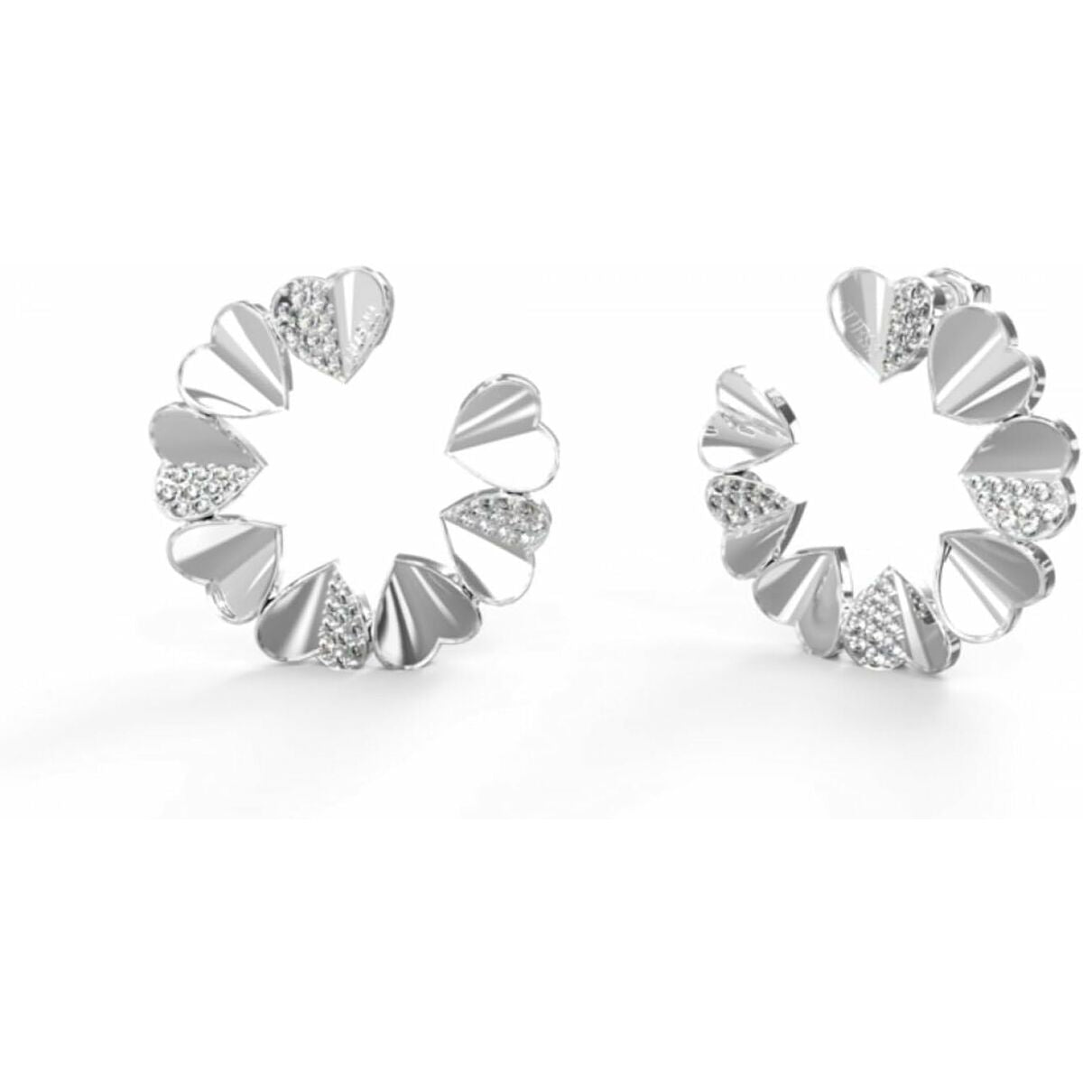 Ladies' Earrings Guess JUBE03037JWRHT-U Stainless steel-2