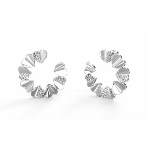 Load image into Gallery viewer, Ladies' Earrings Guess JUBE03037JWRHT-U Stainless steel-1
