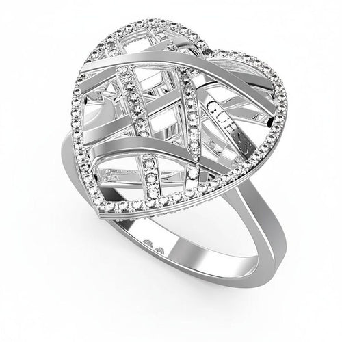 Load image into Gallery viewer, Ladies' Ring Guess JUBR03101JWRH56 (16)-2
