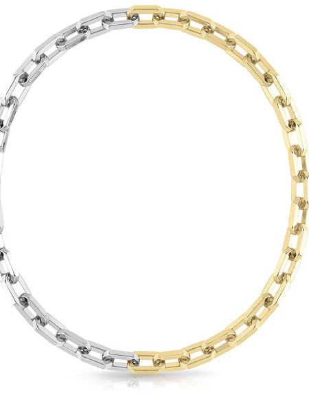 Ladies' Bracelet Guess JUBS03217JWRHYGT-U 45 cm Golden Silver-1