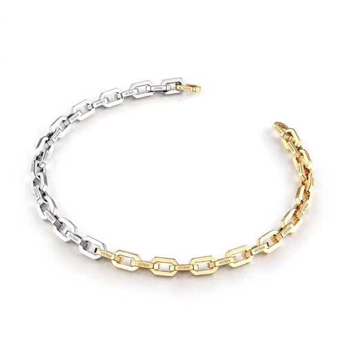 Load image into Gallery viewer, Ladies' Bracelet Guess JUBS03217JWRHYGT-U 45 cm Golden Silver-0
