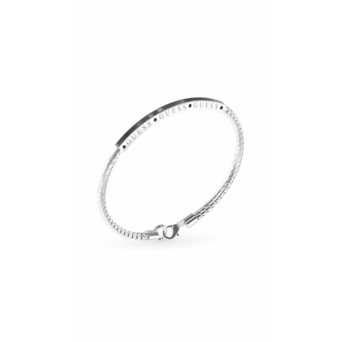 Ladies' Bracelet Guess JUXB03213JWSTBKS Stainless steel 25 cm-0