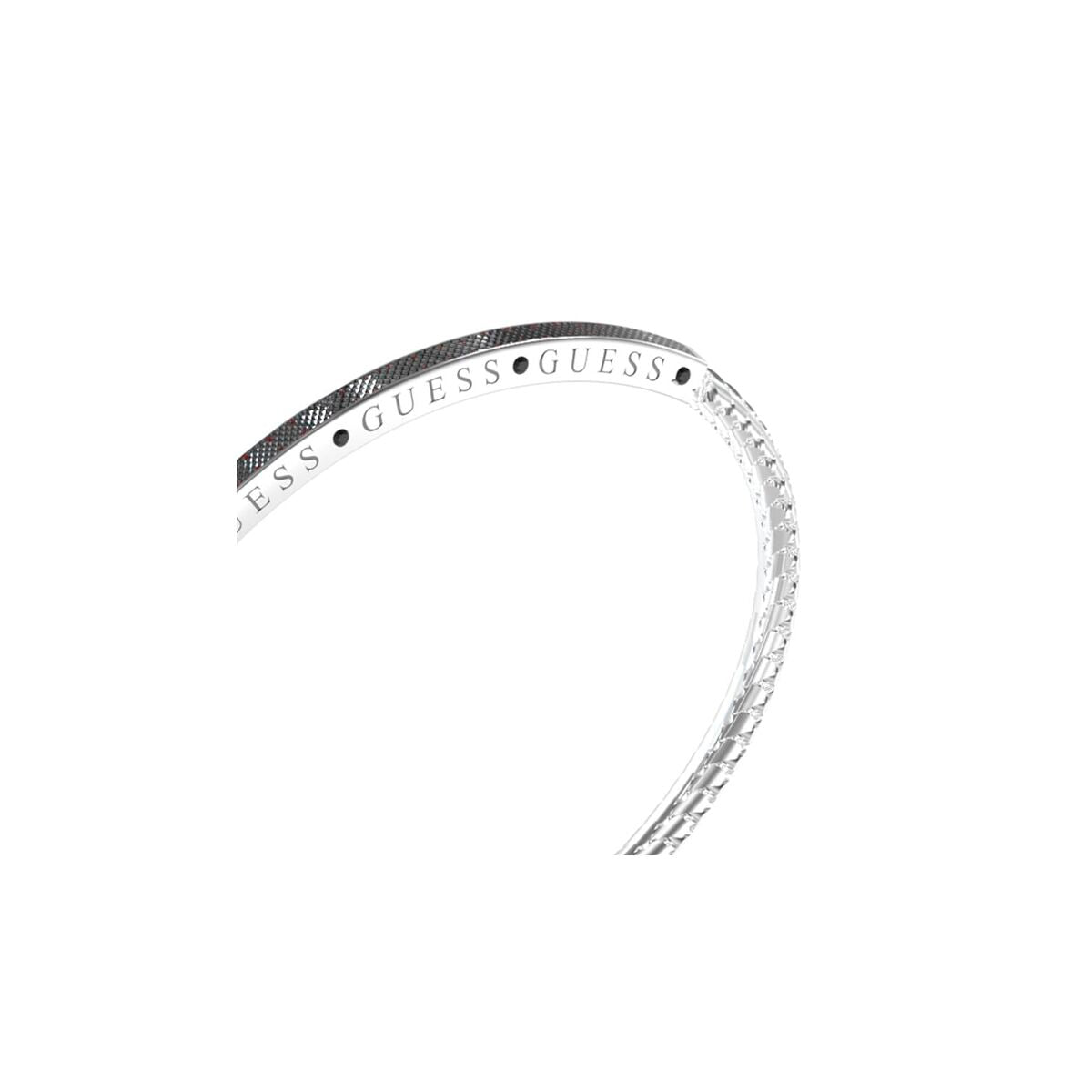 Ladies' Bracelet Guess JUXB03213JWSTBKS Stainless steel 25 cm-2