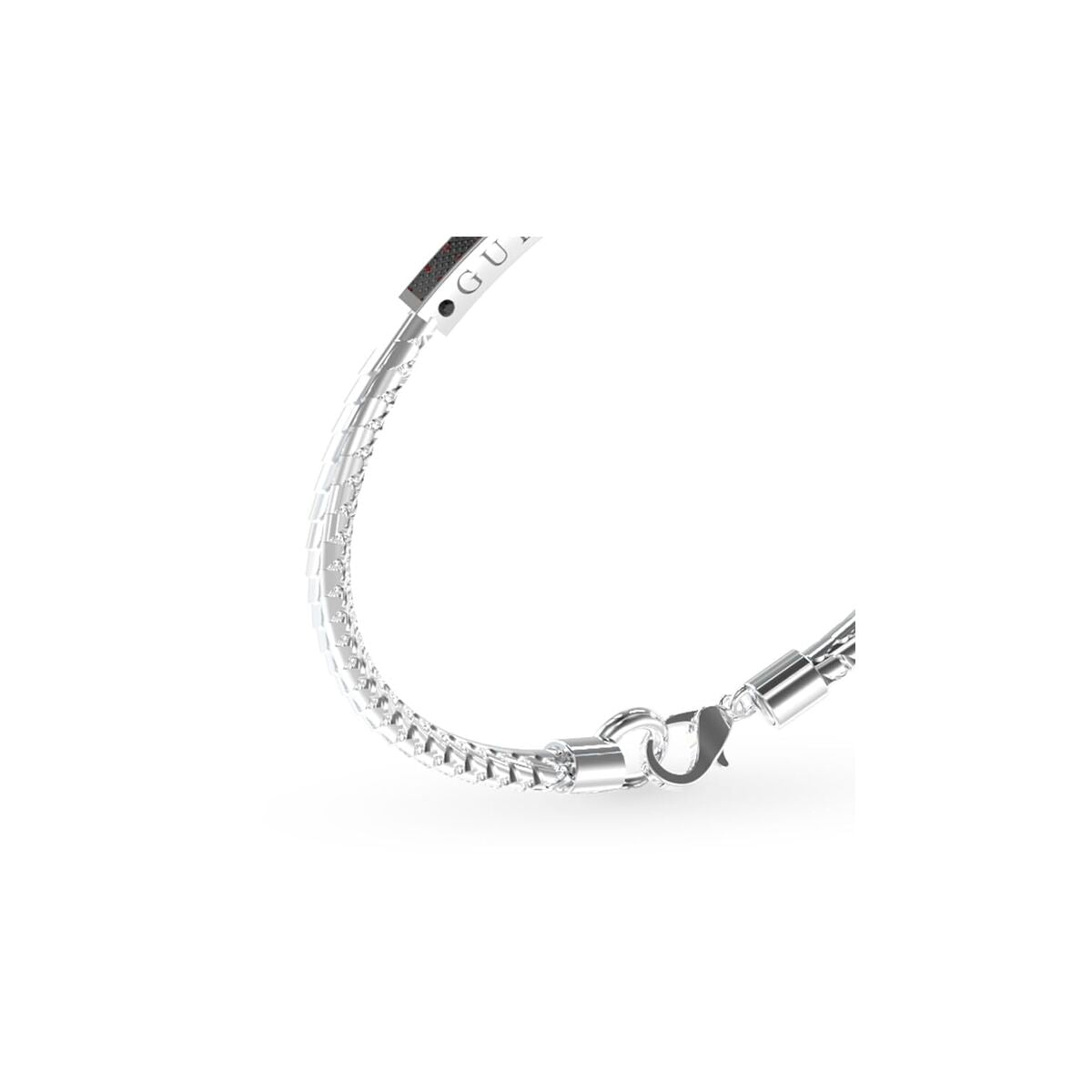 Ladies' Bracelet Guess JUXB03213JWSTBKS Stainless steel 25 cm-1