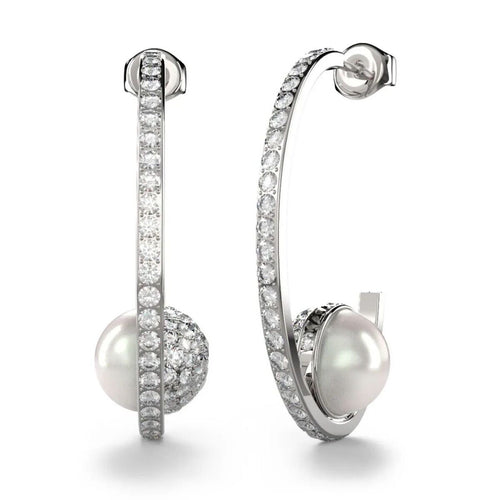Load image into Gallery viewer, Ladies' Earrings Guess JUBE04452JWRHT-U 2 cm-0
