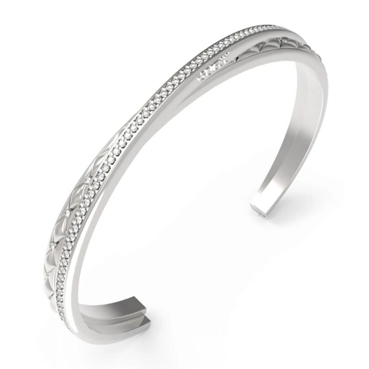 Ladies' Bracelet Guess JUBB04584JWRHS 20 cm Silver-0