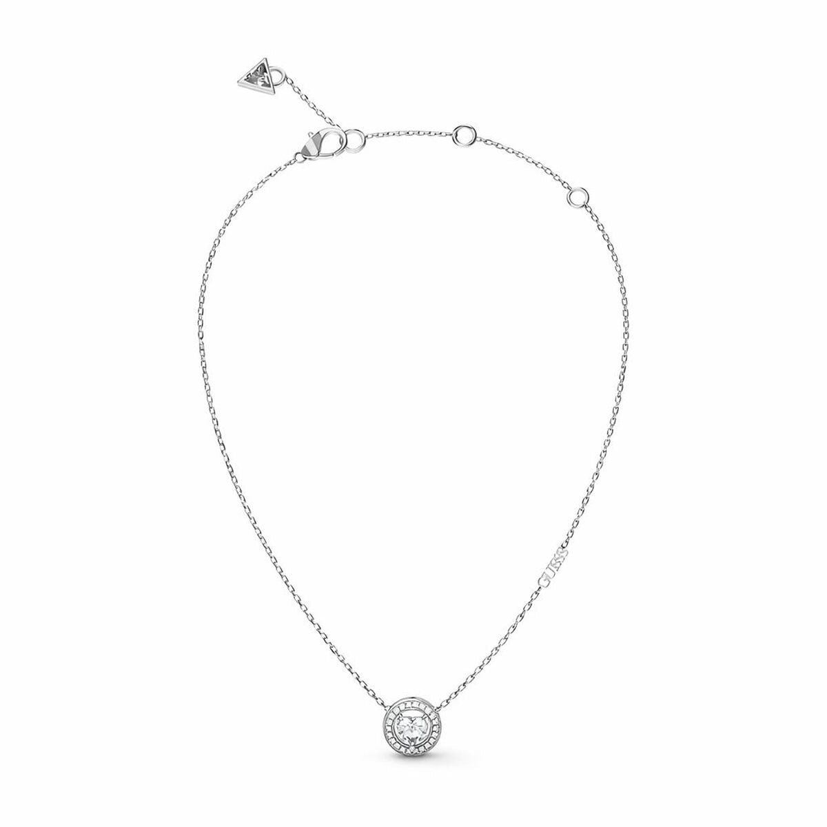 Ladies' Necklace Guess JUBN04667JWRHT-U 45 cm Silver-0