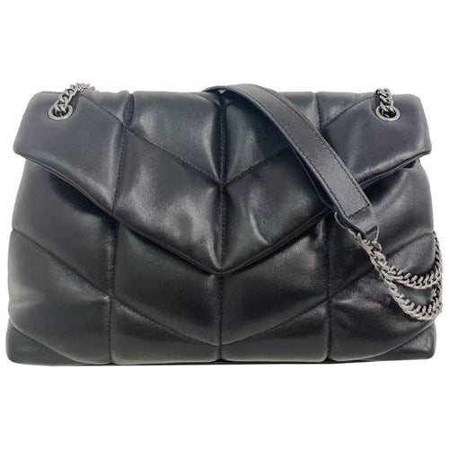 Load image into Gallery viewer, Puffer Shoulder Bag Chain Strap Puffy Crossbody Purse for Women Quilt
