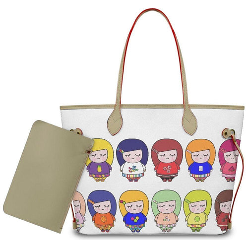 Load image into Gallery viewer, Sue Sue Sweet PU Shoulder Bag with Mini Pouch
