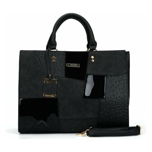 Luxurious Geometric Pattern Single Shoulder Stitching Ladies Handbag