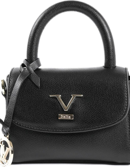 V Italia Womens Mini Bag Black GAR10V-S PALMELLATO NERO: A Statement of Elegance