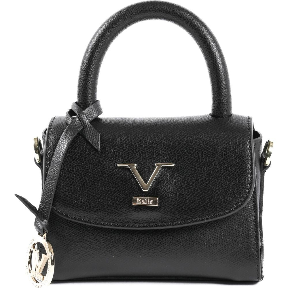 V Italia Womens Mini Bag Black GAR10V-S PALMELLATO NERO: A Statement of Elegance