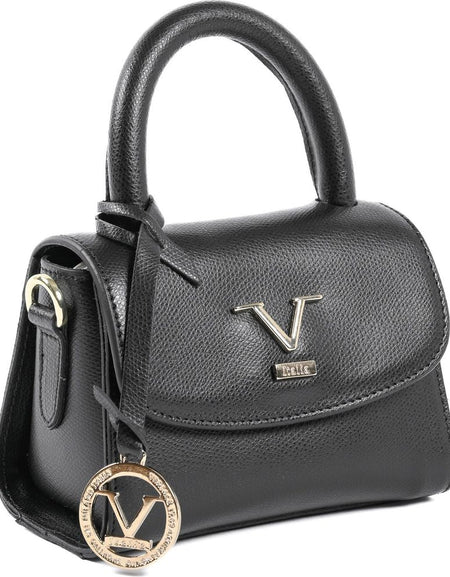 V Italia Womens Mini Bag Black GAR10V-S PALMELLATO NERO: A Statement of Elegance