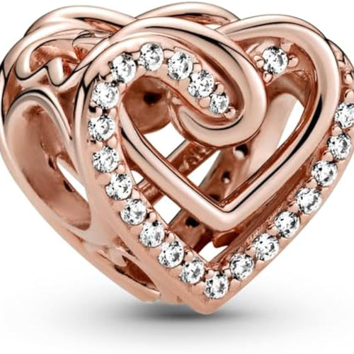 Load image into Gallery viewer, PANDORA CHARMS Mod. SPARKLING ENTWINED HEARTS-0
