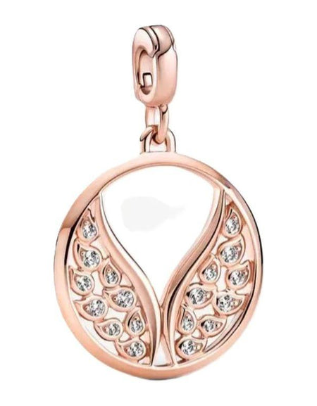 PANDORA CHARMS Mod.  BURNING WINGS MEDALLION-0