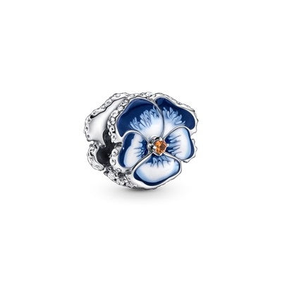 Load image into Gallery viewer, PANDORA JEWELRY Mod. BLUE PANSY FLOWER-0
