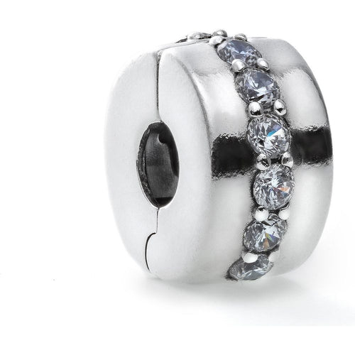 Load image into Gallery viewer, PANDORA CHARMS Mod. CLEAR SPARKLING ROW CLIP-0
