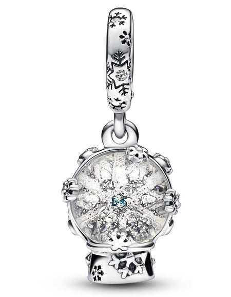 PANDORA CHARMS Mod. SNOWFLAKE SNOWGLOBE-0