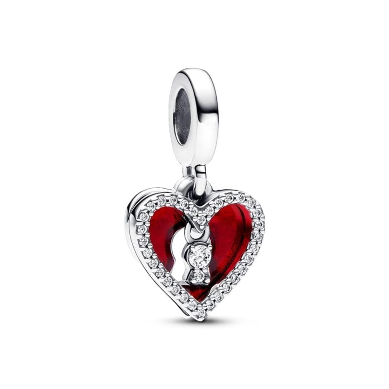 PANDORA CHARMS Mod. SPARKLING REF HEART-0