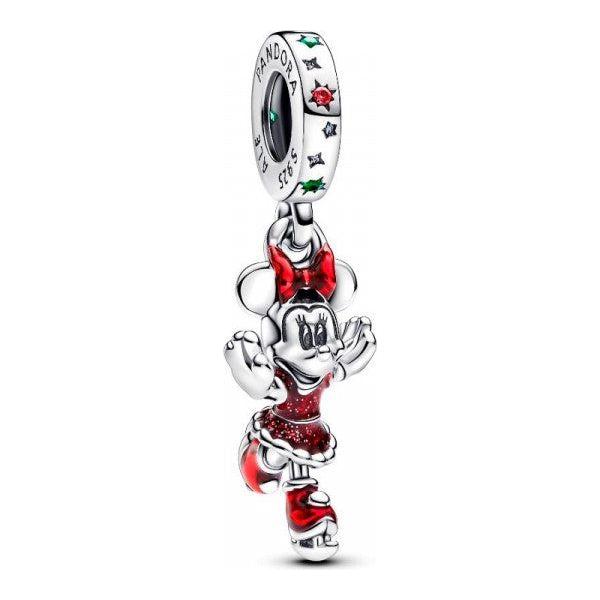 PANDORA CHARMS DISNEY COLLECTION Mod. MINNIE MOUSE ICE SKATING DANGLE-0