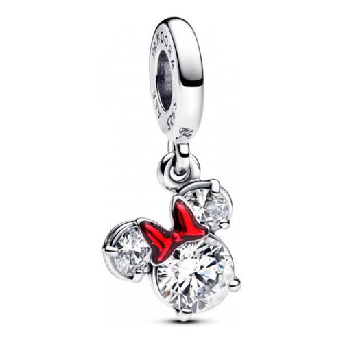 Load image into Gallery viewer, PANDORA CHARMS DISNEY COLLECTION Mod. DISNEY MINNIE MOUSE SILHOUETTE DANGLE-0
