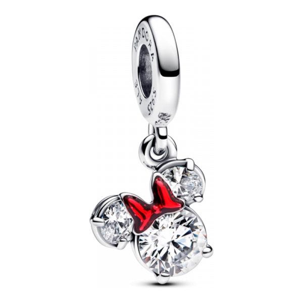 PANDORA CHARMS DISNEY COLLECTION Mod. DISNEY MINNIE MOUSE SILHOUETTE DANGLE-0