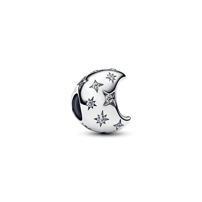 PANDORA JEWELRY Mod. HEART & CLOVER FOUR-LEAF DANGLE CHARM-0