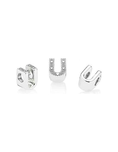 PANDORA CHARMS Mod. LETTER T SILVER-0