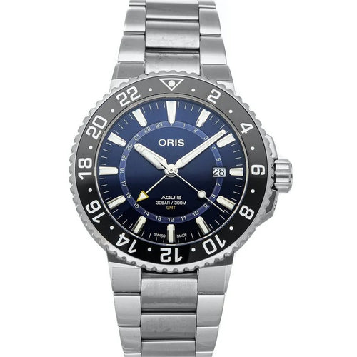Load image into Gallery viewer, ORIS MOD. AQUIS GMT DATE-0

