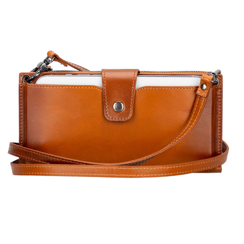 Load image into Gallery viewer, Lozan Strap Leather Crossbody Wallet-2
