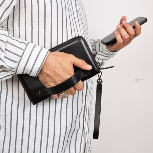 Load image into Gallery viewer, Anchorage Leather Wallet – Phone Holder &amp; 12 Card Slots-5
