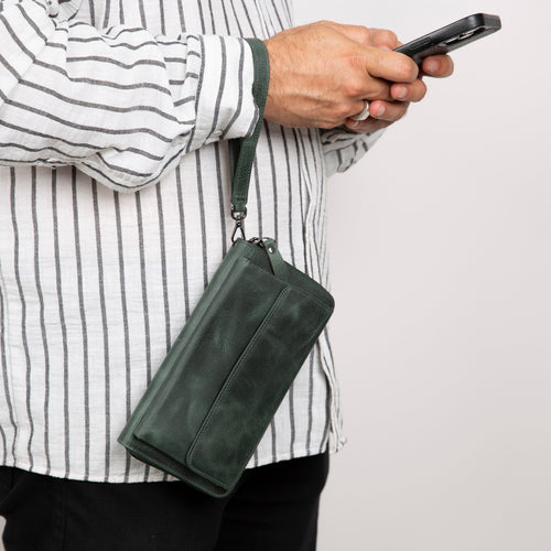 Load image into Gallery viewer, Anchorage Leather Wallet – Phone Holder &amp; 12 Card Slots-1
