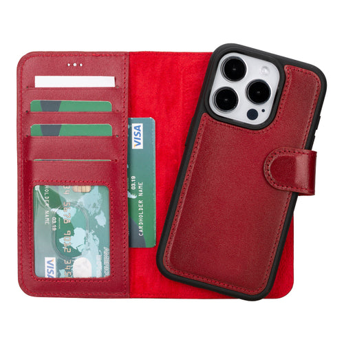 Load image into Gallery viewer, Magic iPhone 16 Pro Max Leather Detachable Wallet Case-6
