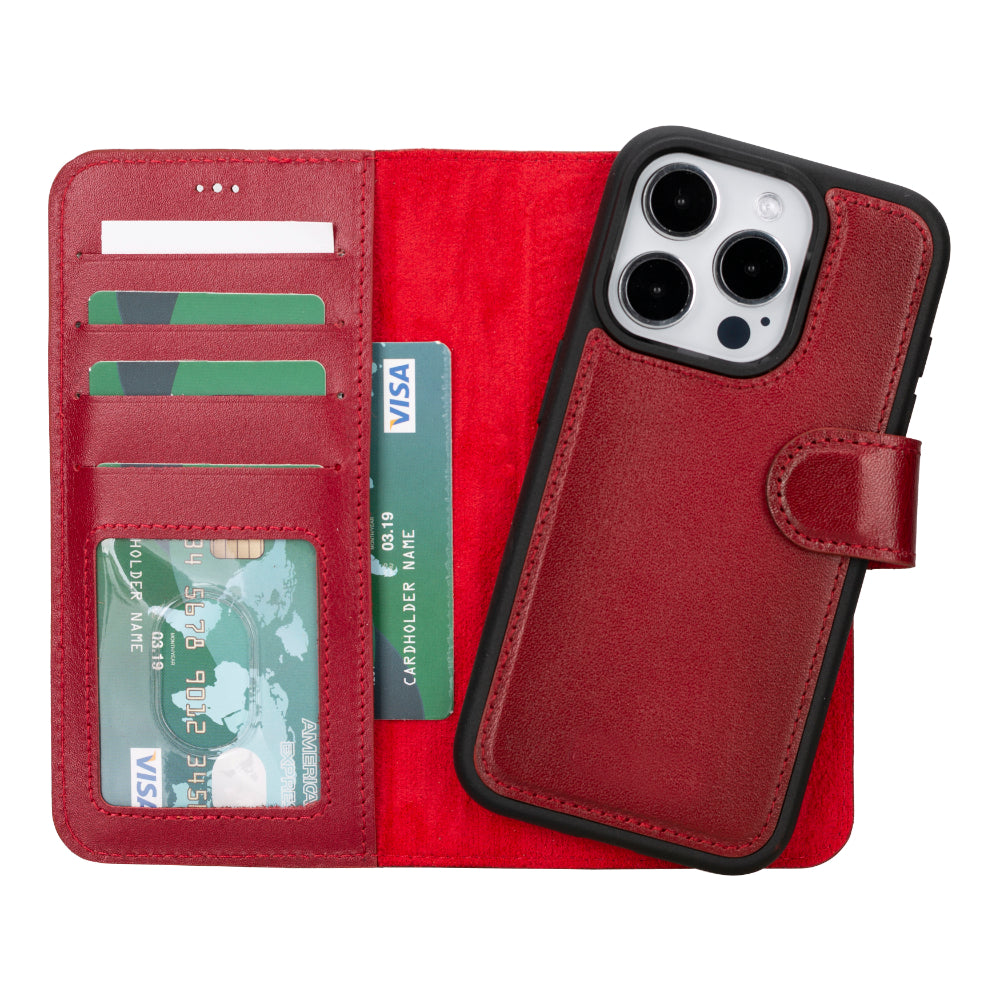 Magic iPhone 16 Pro Max Leather Detachable Wallet Case-6