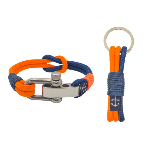 Load image into Gallery viewer, Catalan Nautical Bracelet &amp; Keychain-0
