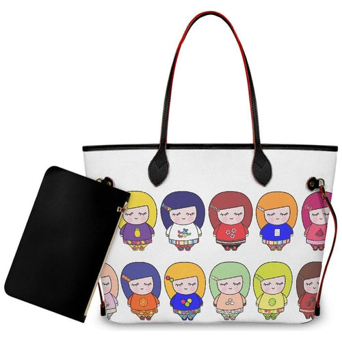 Load image into Gallery viewer, Sue Sue Sweet PU Shoulder Bag with Mini Pouch
