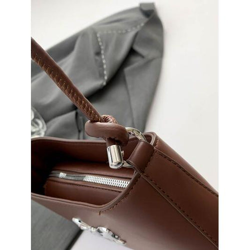 Load image into Gallery viewer, Bow PU Leather Knotted Strap Handbag – An Epitome of Elegance
