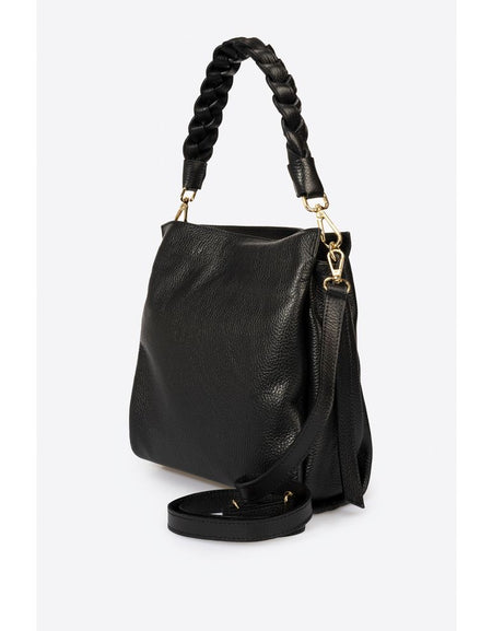 MYLA BLACK - Exquisite Designer Italian Handbag